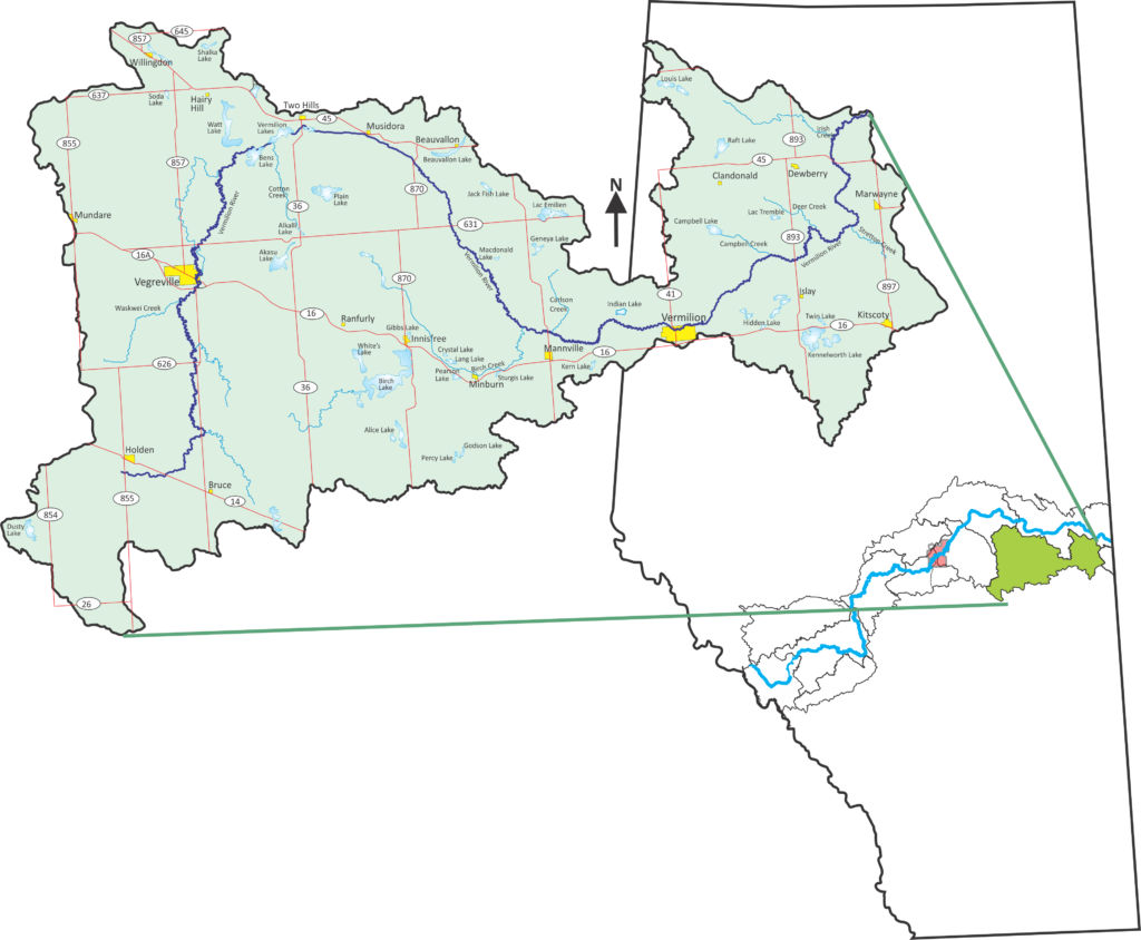 Vermilion River map