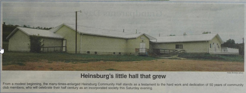 Heinsburg Community Hall